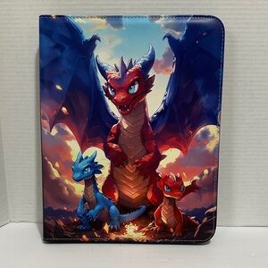 Fantasy Dragon 900 Card Trading Card Album 3 Ring Zippered Album